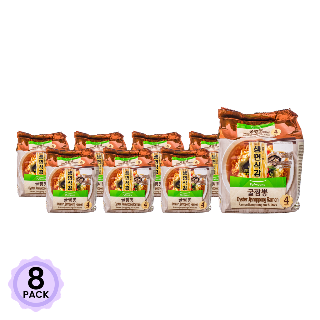 Get Pulmuone Oyster Jjamppong Ramen 14 oz*8 pack Delivered | Weee
