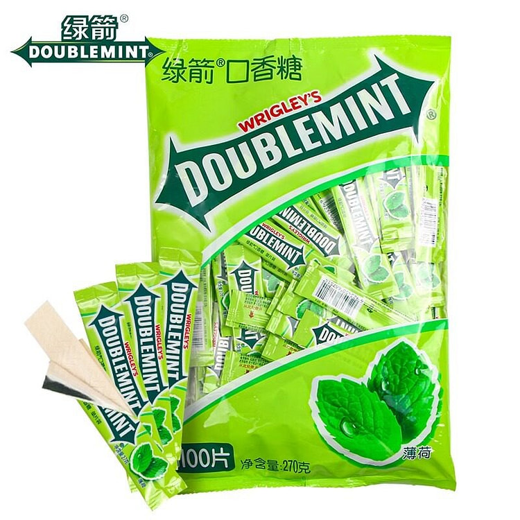 绿箭 口香糖100片散装 270 克