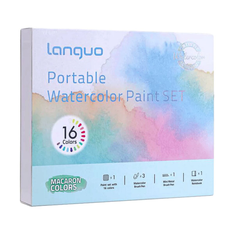 Exquisite Watercolor Paint Set - Color Of Macaron 1 box