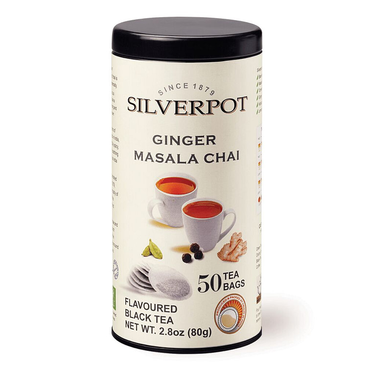 Silverpot, Ginger Masala Chai 50 count