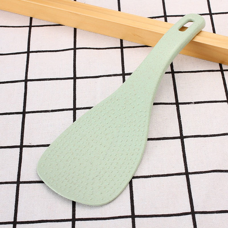 2 Pics-Green Large Rice Ladle 2 count