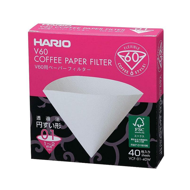 Hario Coffee Filter 40pcs