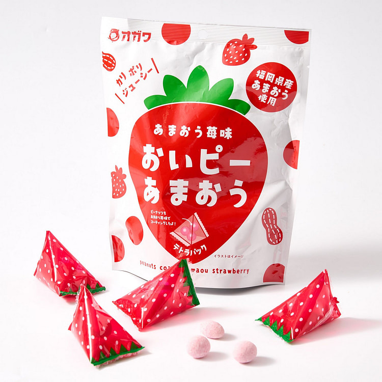 草莓花生零食