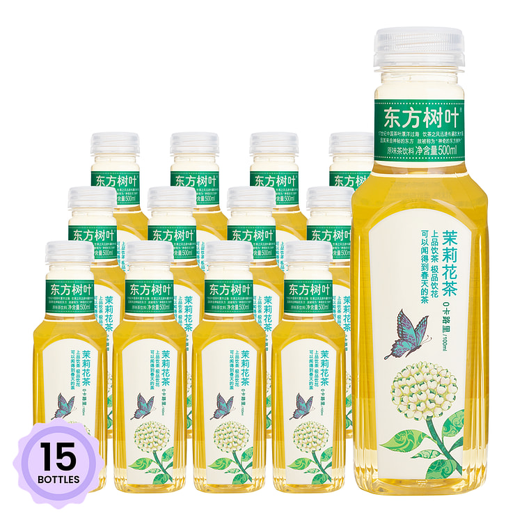 农夫山泉 东方树叶 茉莉花茶 无糖 500 毫升*15 瓶