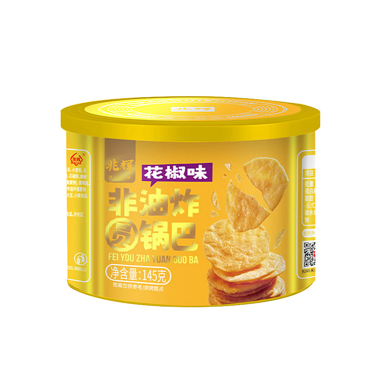 Non-fried crispy rice pepper flavor 145g*1 can