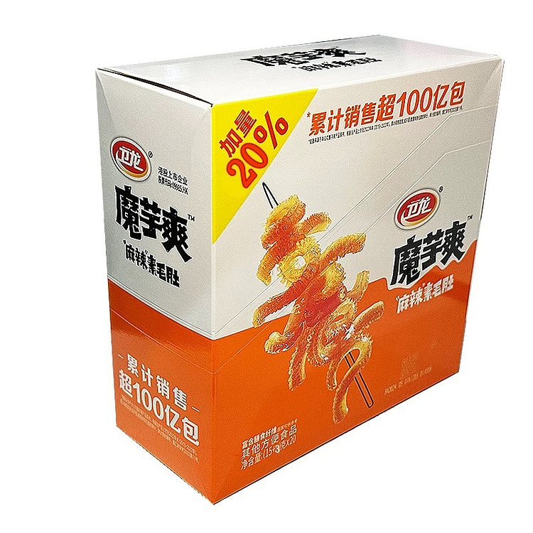 卫龙 魔芋爽 麻辣味 360g/盒 1 包
