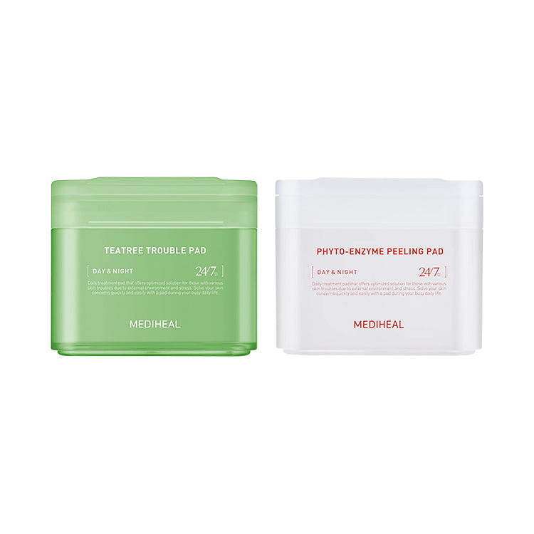 MEDIHEAL Day & Night Toner Pad Duo Oil Control/Pore Care