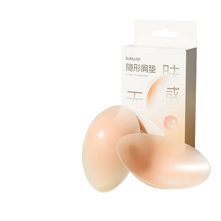 120g Nude Invisible Silicone Shoulder Pads, 1pair 1 count