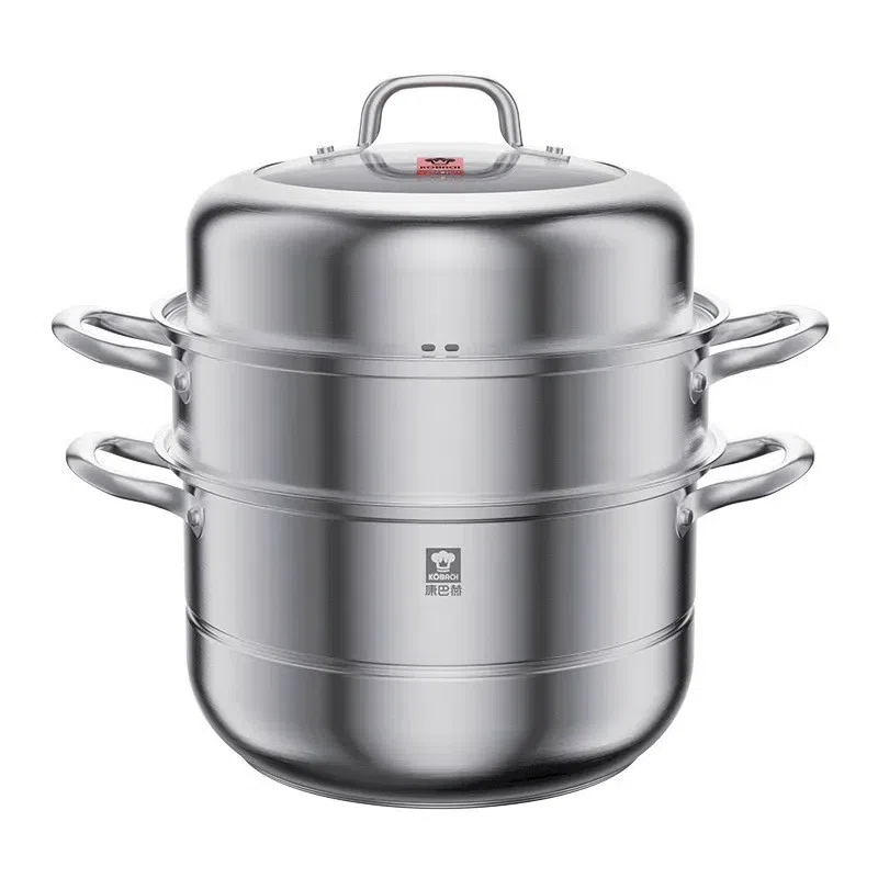 KBH Steamed steel Double Layer Steamer 28cm 1 count