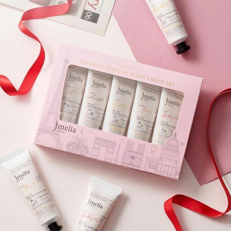 Jmella奢华香水灵感护手霜套装 1 盒