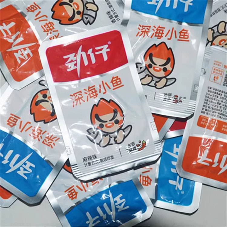劲仔小鱼仔香辣麻辣小鱼干毛毛鱼10g*20包 200 克