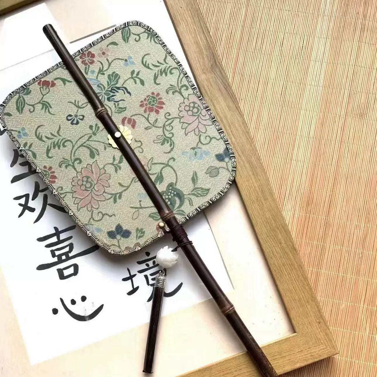 Collapsible Ancient Bamboo Fan-Musa Type 1 each
