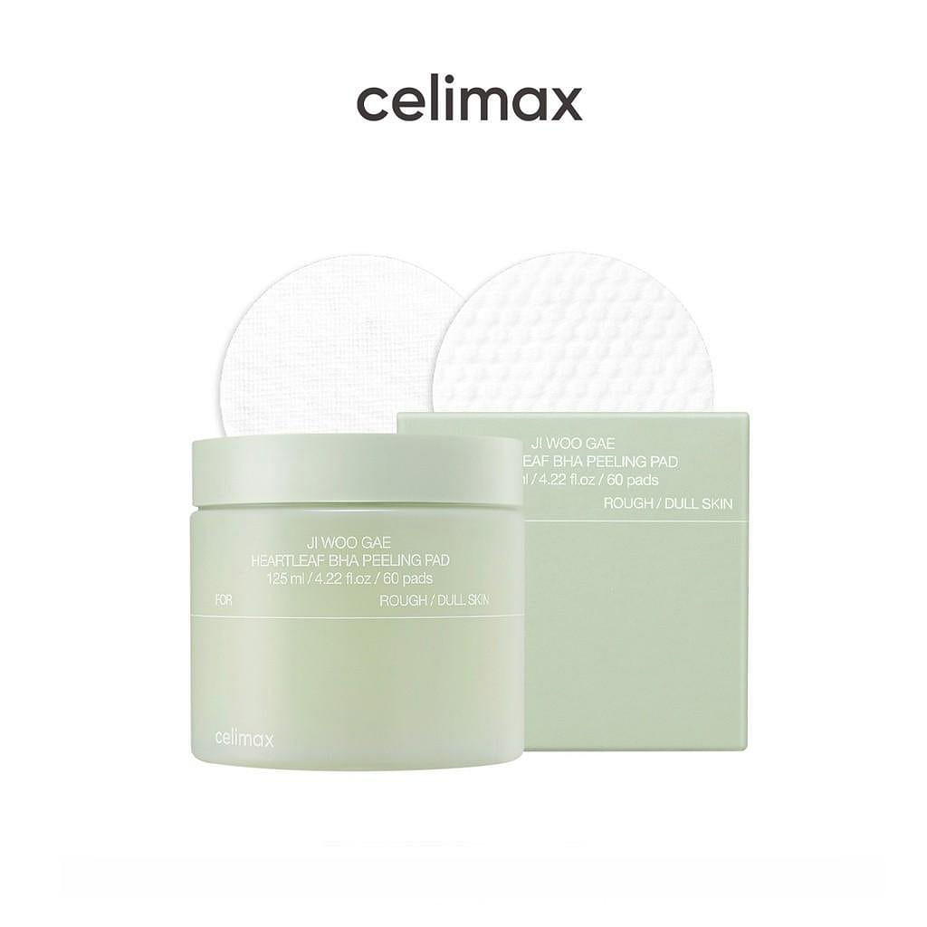 CELIMAX Jiwoogae Heartleaf BHA Peeling Pad 1 each