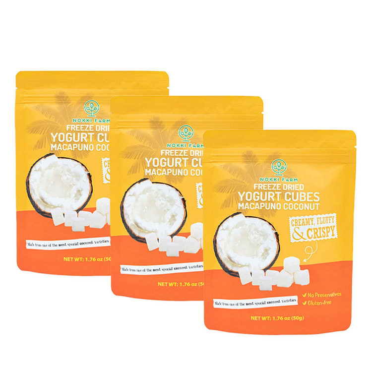 (Pack of 3) Freeze Dried Macapuno Coconut Yogurt