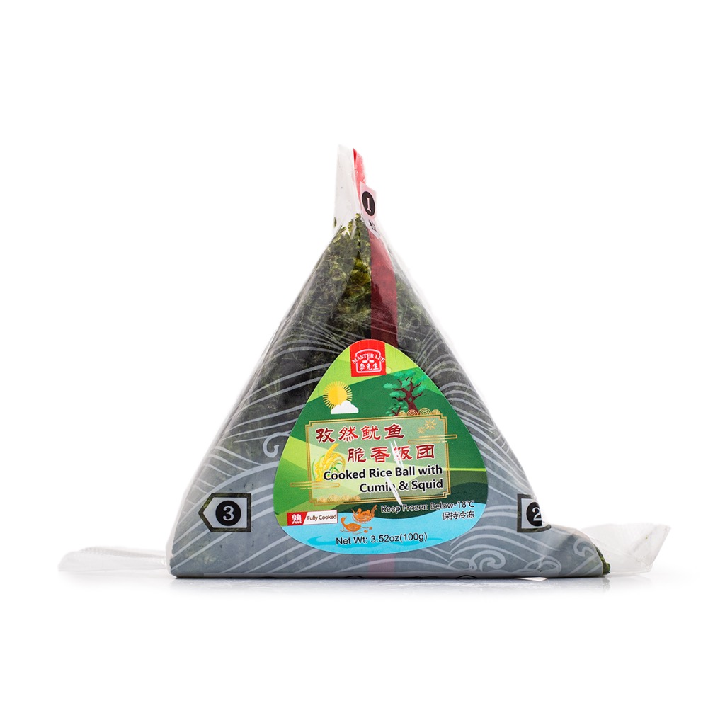 Master Lee Cooked Rice Ball with Cumin & Squid, Frozen Weee!