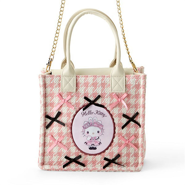 日本直邮 Hello Kitty 3WAY肩背手提包 梦幻缎带 三丽鸥