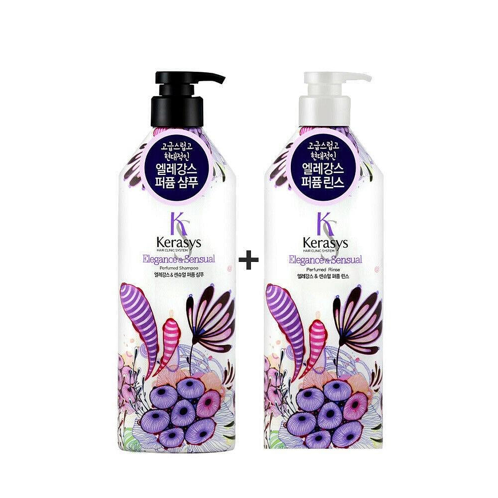 Kerasys Elegance & Sensual Perfumed Set Shampoo + Conditioner (600ml+600ml) 2 bottle