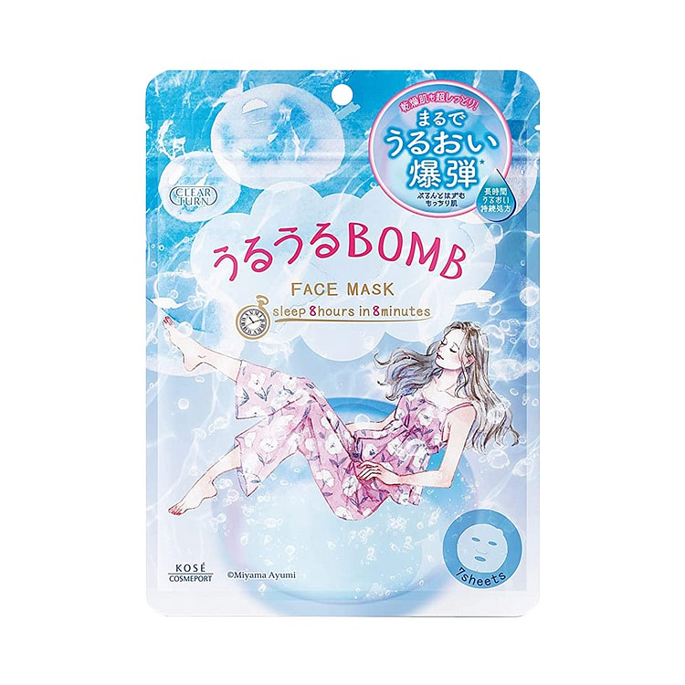 KOSE 高保湿爆弹面膜 7片