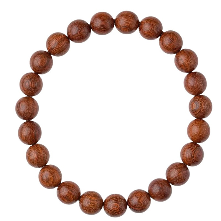 普陀山 金丝檀木手串盘玩以祝福 8毫米 1 盒