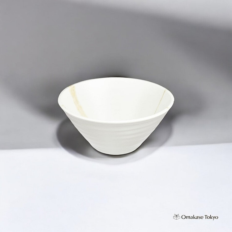 Kakuni Minoyaki 拉面碗 白色