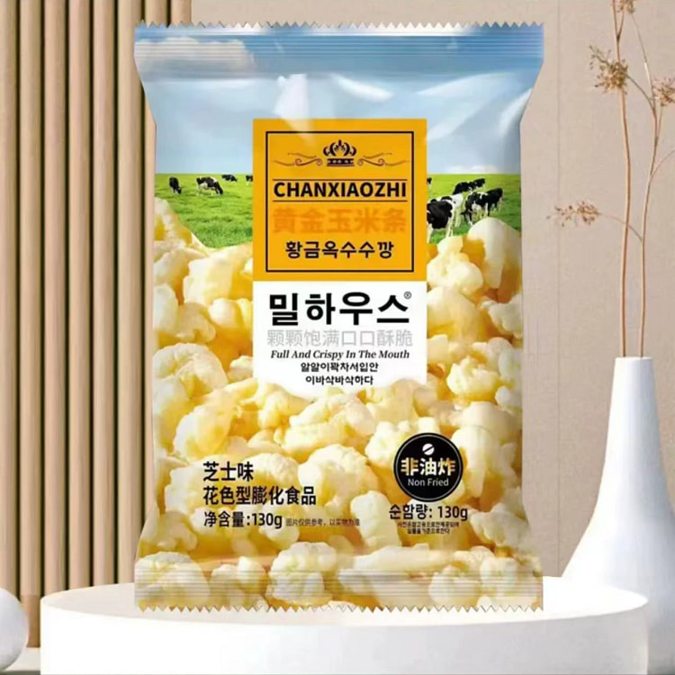 馋小智黄金玉米条韩国风味奶酪芝士玉米条薯条130g