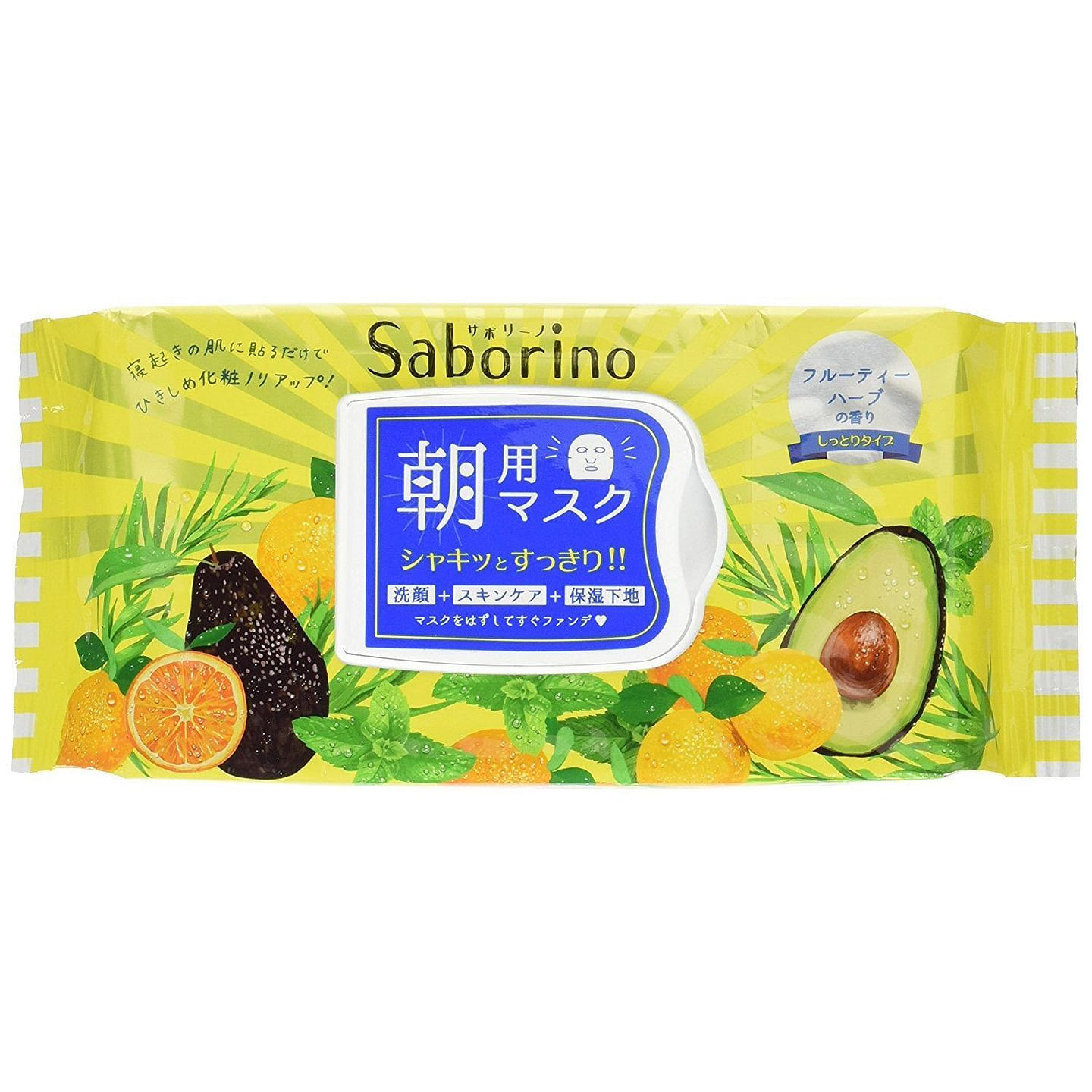 BCL Japan Saborino Morning Care 3-in-1 Face Mask 1 each