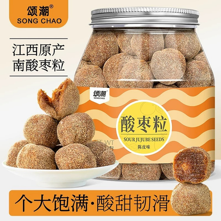 Songchao Tangerine Peel Flavored Jujube Cake Snack 360 g