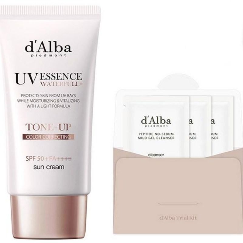 Dalva Waterful Tone-Up Sun Cream SPF 50+ PA++++ 50ml 1 box