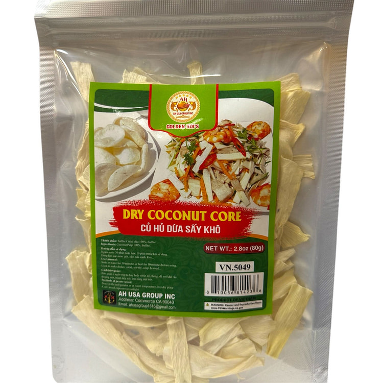 Golden Koi's Dry Coconut Core - Cu Hu Dua Say Kho