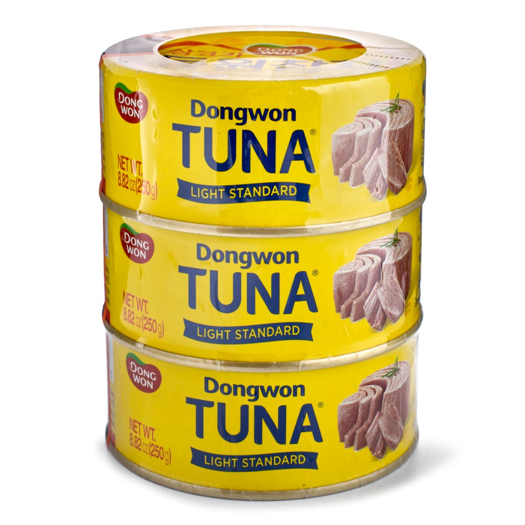 Dongwon Light Standard Canned Tuna in Oil 3pk Weee!