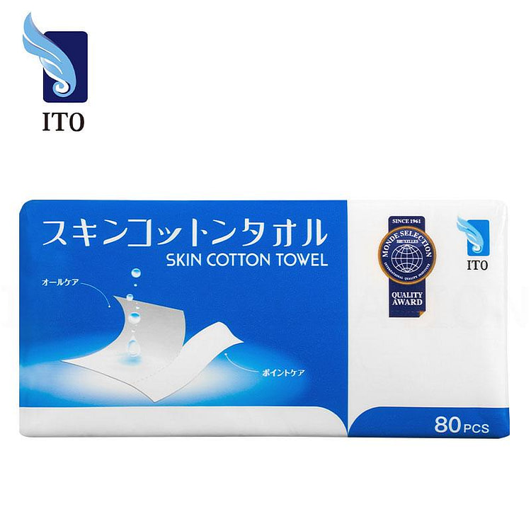 ITO 棉柔抽纸洁面巾 80枚入