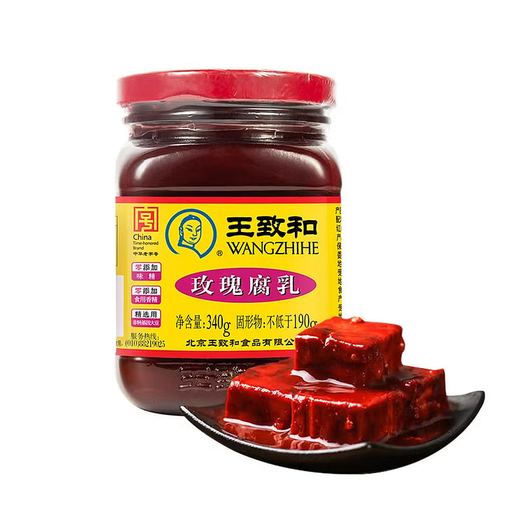 Rose fermented bean curd 340g*1 bottle