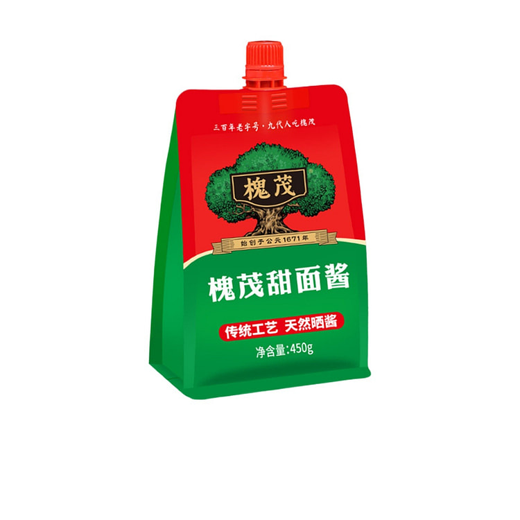 槐茂甜面酱450g*1袋 450 克