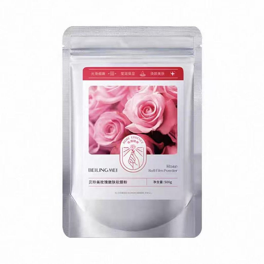 Rose soft membrane powder cleaning mud film 500g 1 pack