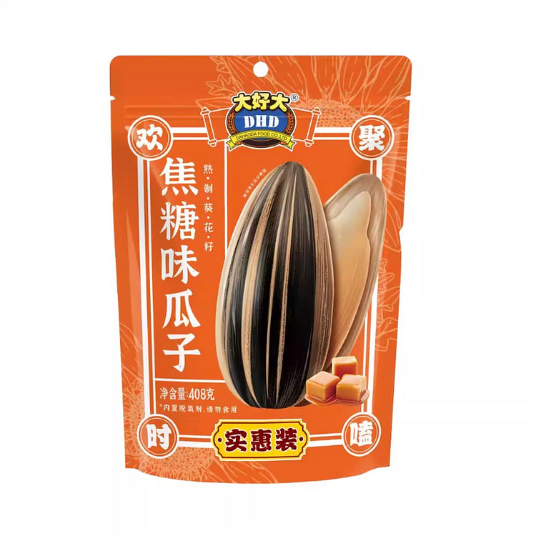 Caramel-flavored melon seeds 408g*1 bag 408 g