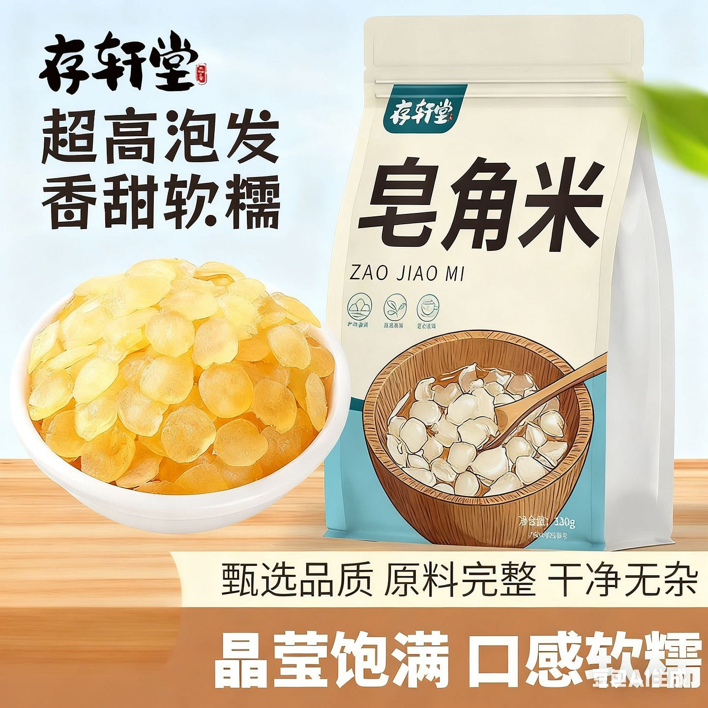 Guizhou double pod soapberry rice natural wild nou 130 g