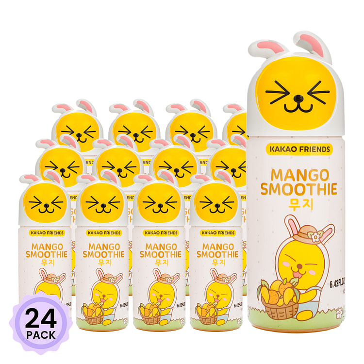 KAKAO Friends Mango Smoothie 6.42 fl.oz*24 pack