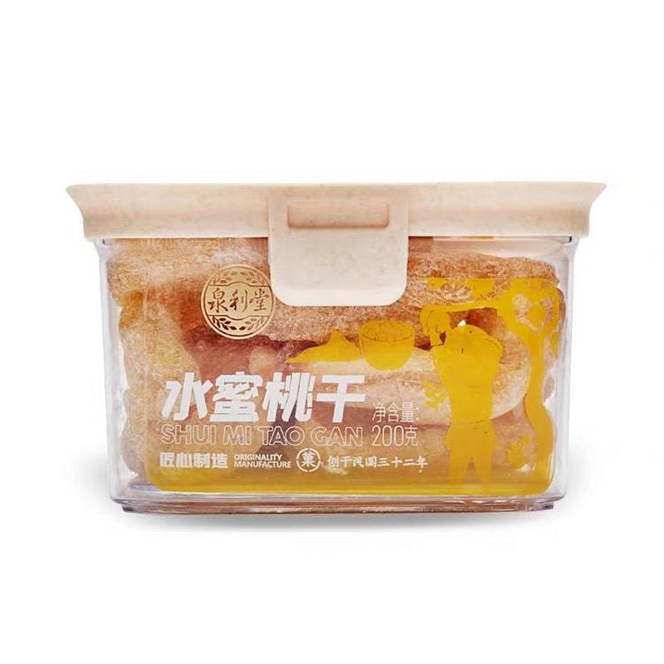 泉利堂 水蜜桃干 200g