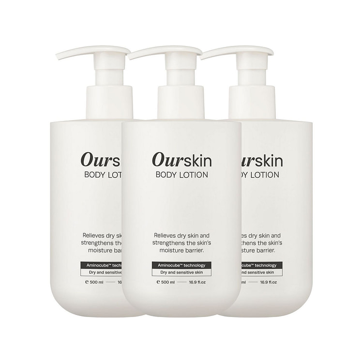 mongdies OurSkin Body Lotion - 500ml - 3 Pack 3 count