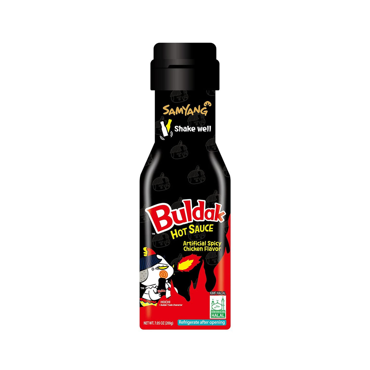 Samyang Hot Sauce for Buldak Ramen, Artificial Spicy Chicken Flavor Sauce 7.05 oz