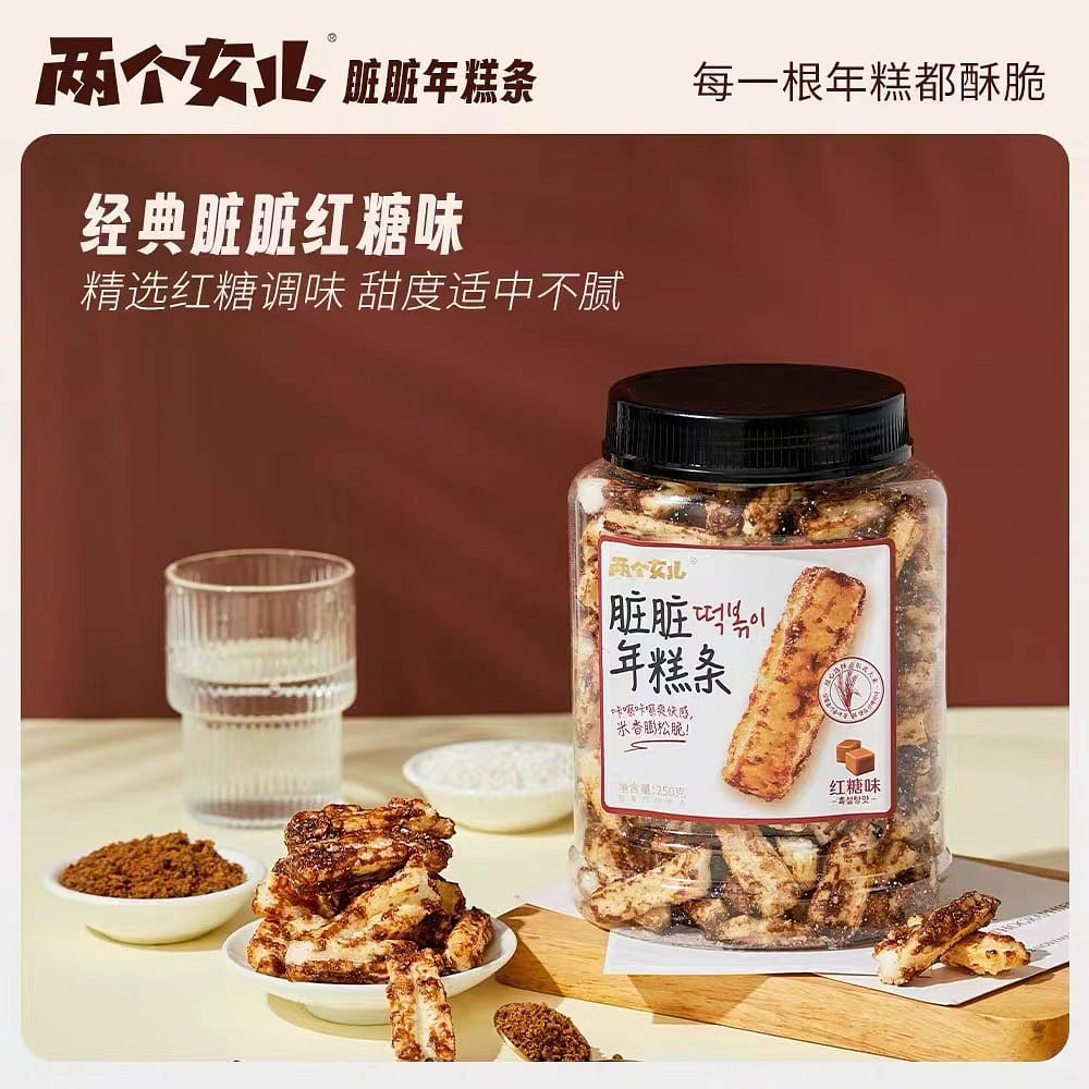 Rice cake strips brown sugar flavor 230g*1bottle 230 g