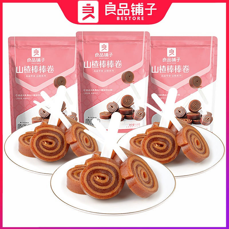 Good food shop Hawthorn stick Roll children snack snack food 120g/ bag 120 g