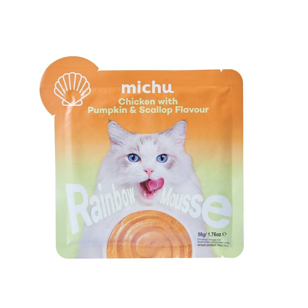 Michu Rainbow Mousse - Chicken with Pumpkin & Scallop 1.3 lb