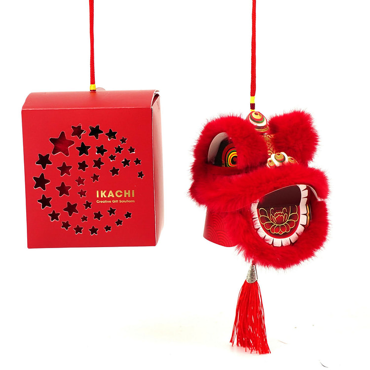 Ikachi The Lucky Lion Mooncake Box 128 g