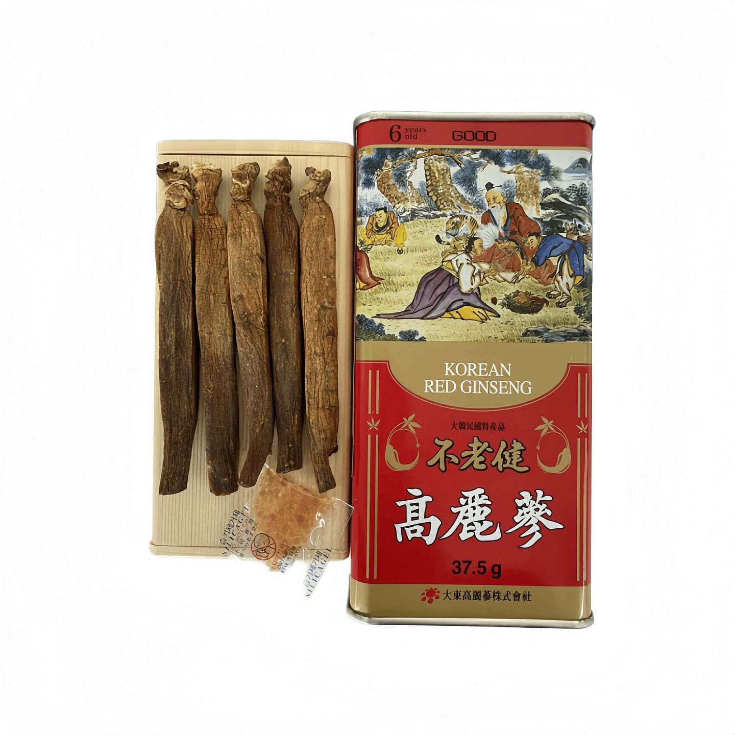 6-year-old ginseng 37g (6 roots x 6.3g) 37 g