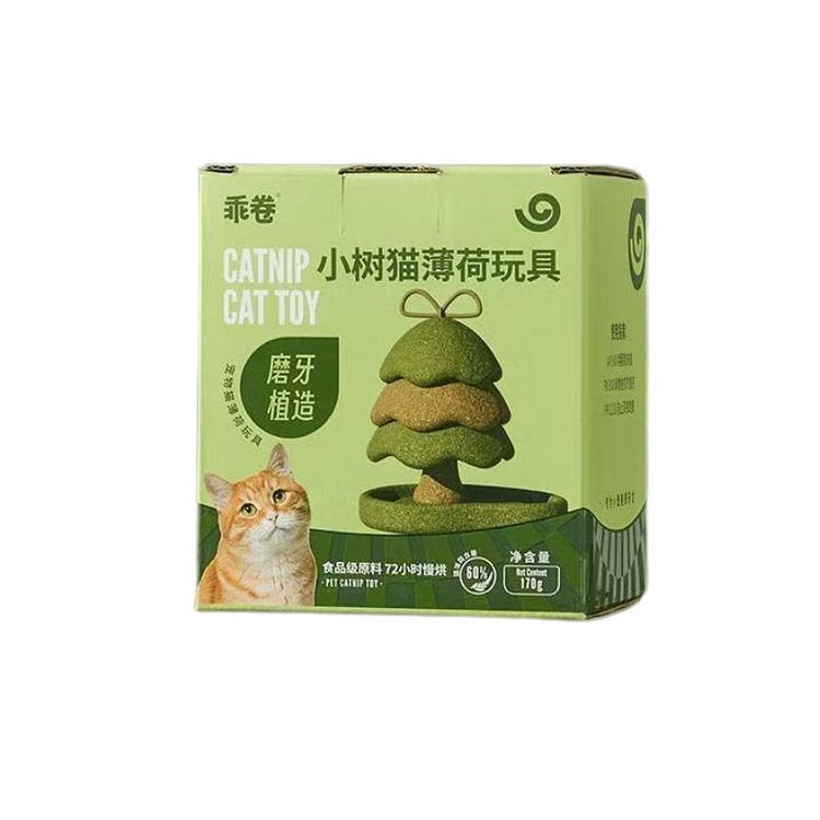 乖卷 猫玩具薄荷磨牙小树1个 170g 1 份