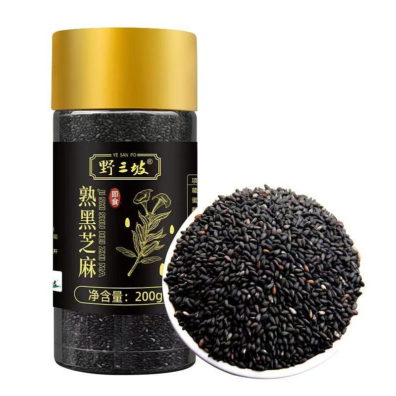 Yesanpo Roasted Black Sesame Seeds 200g 1 can