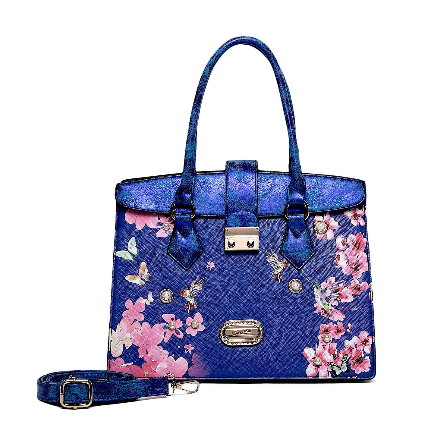Hummingbird Soar Vegan Leather Top-Handle + Wallet [KP7689+KPC8828-RB] 1 each