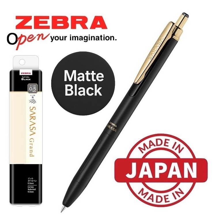 斑馬薩拉薩大飯店 凝胶墨水笔 0.5 毫米哑光黑色