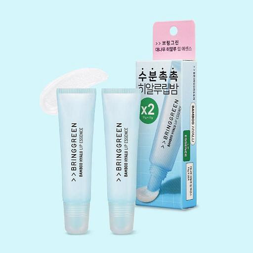BRINGGREEN 竹子玻尿酸润唇精华套装